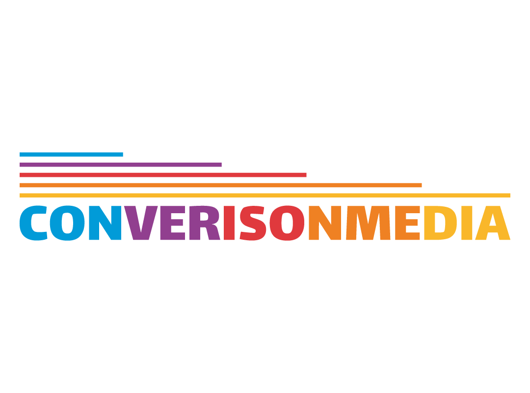 Conversionmedia Retro Farben Logo